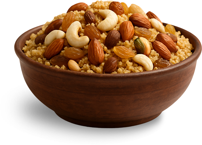 Traditional Pinni Wala panjiri bowl